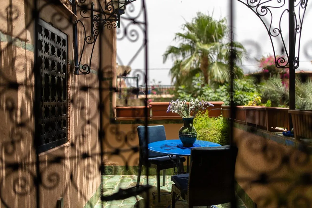 Rincón de terraza — Hôtel Riad Dar Daïf
