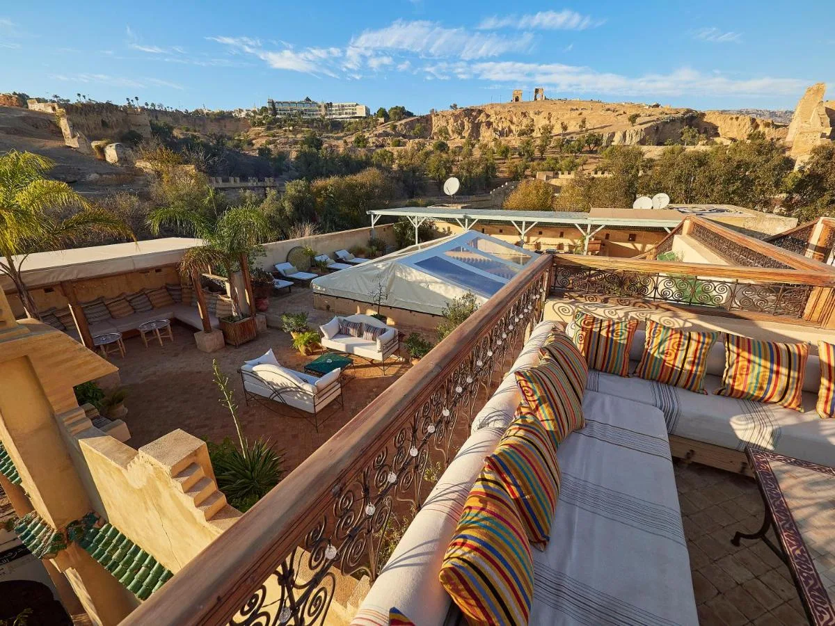 Terrasse mit Blick auf die Medina — Dar Roumana
