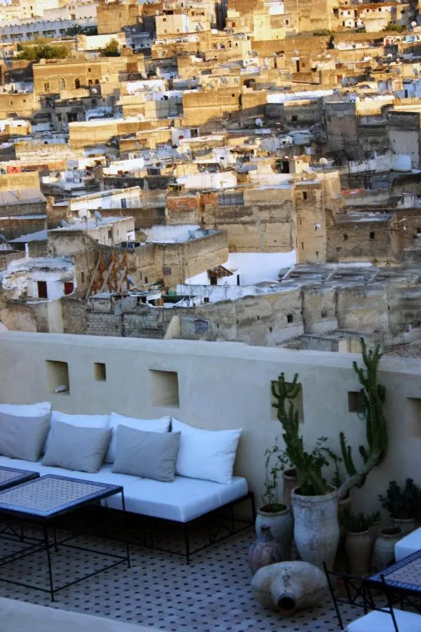 Terrasse mit Blick auf die Medina — Dar Seffarine