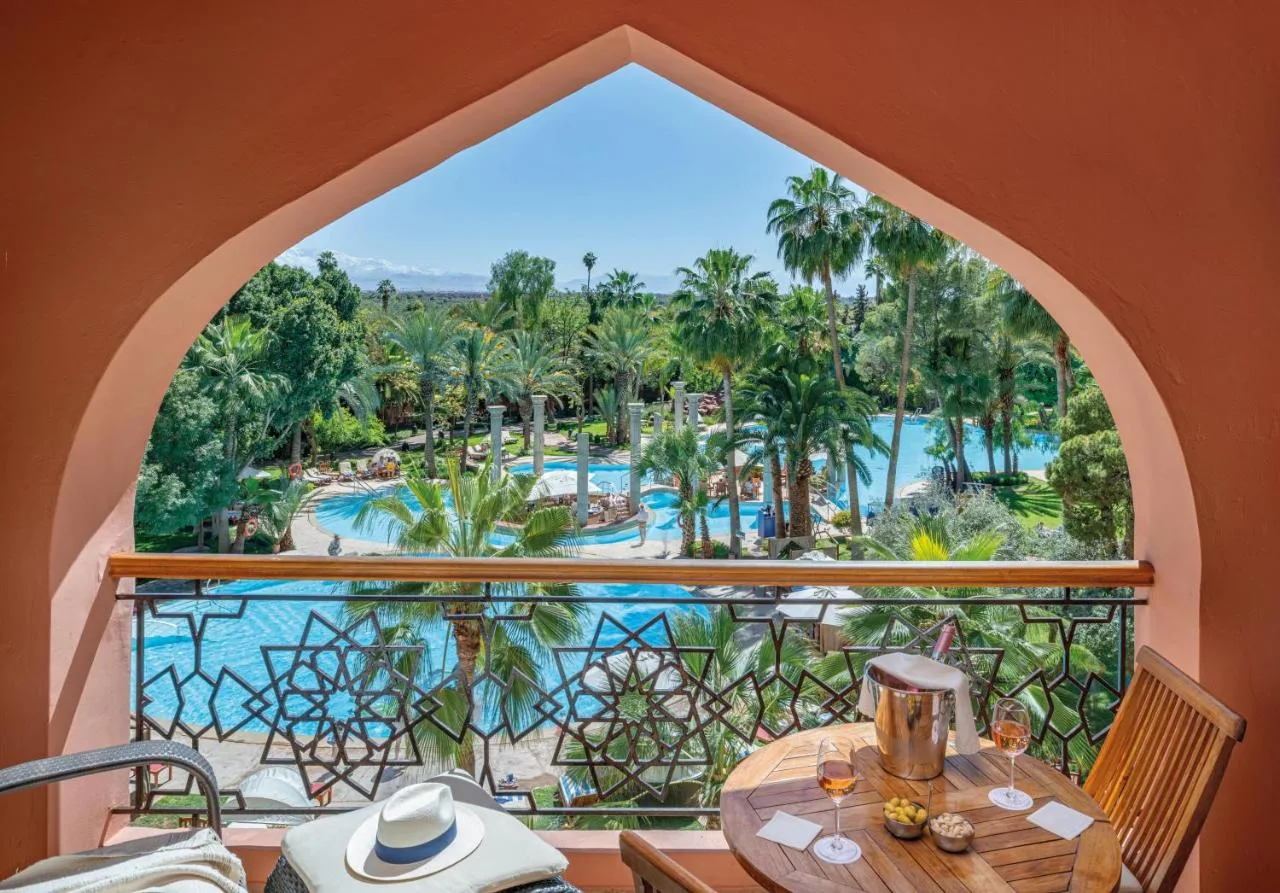 View of the gardens from a balcony — Es Saadi Marrakech Resort – Palace