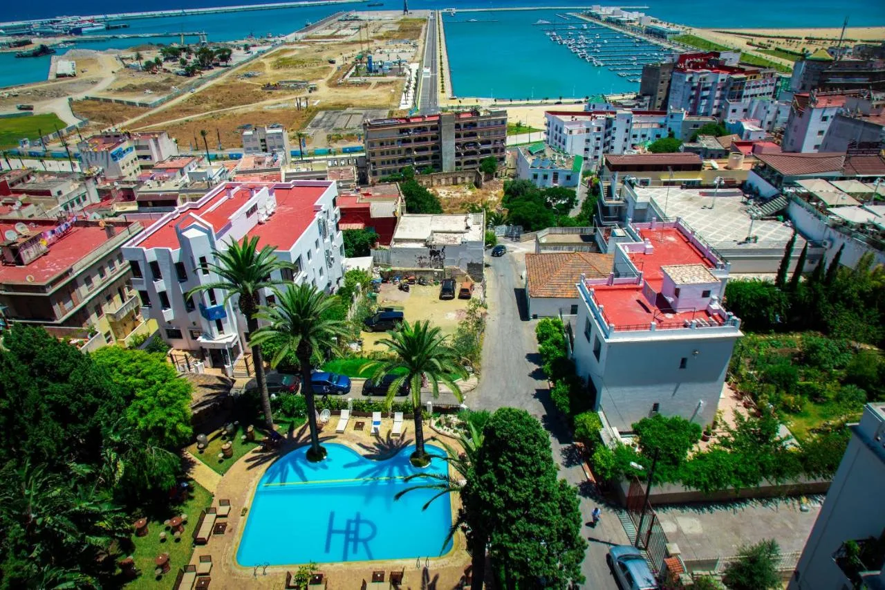 Pool seen from above — Hôtel Rembrandt