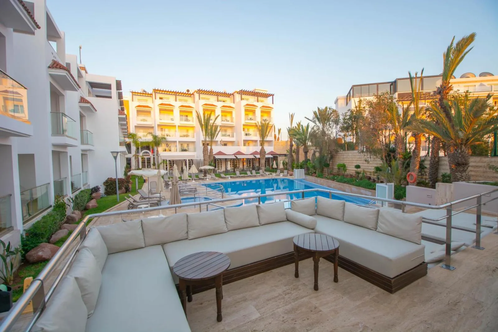 Poolside terrace — Hôtel Timoulay & Spa Agadir