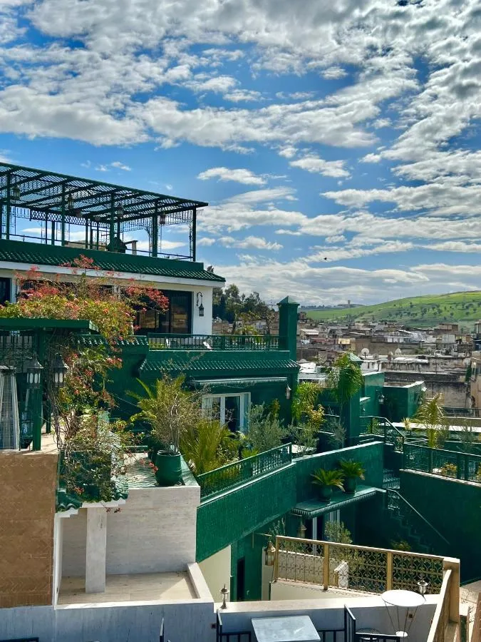 Sitzecke auf der Terrasse — Palais De Fès Suites & Spa