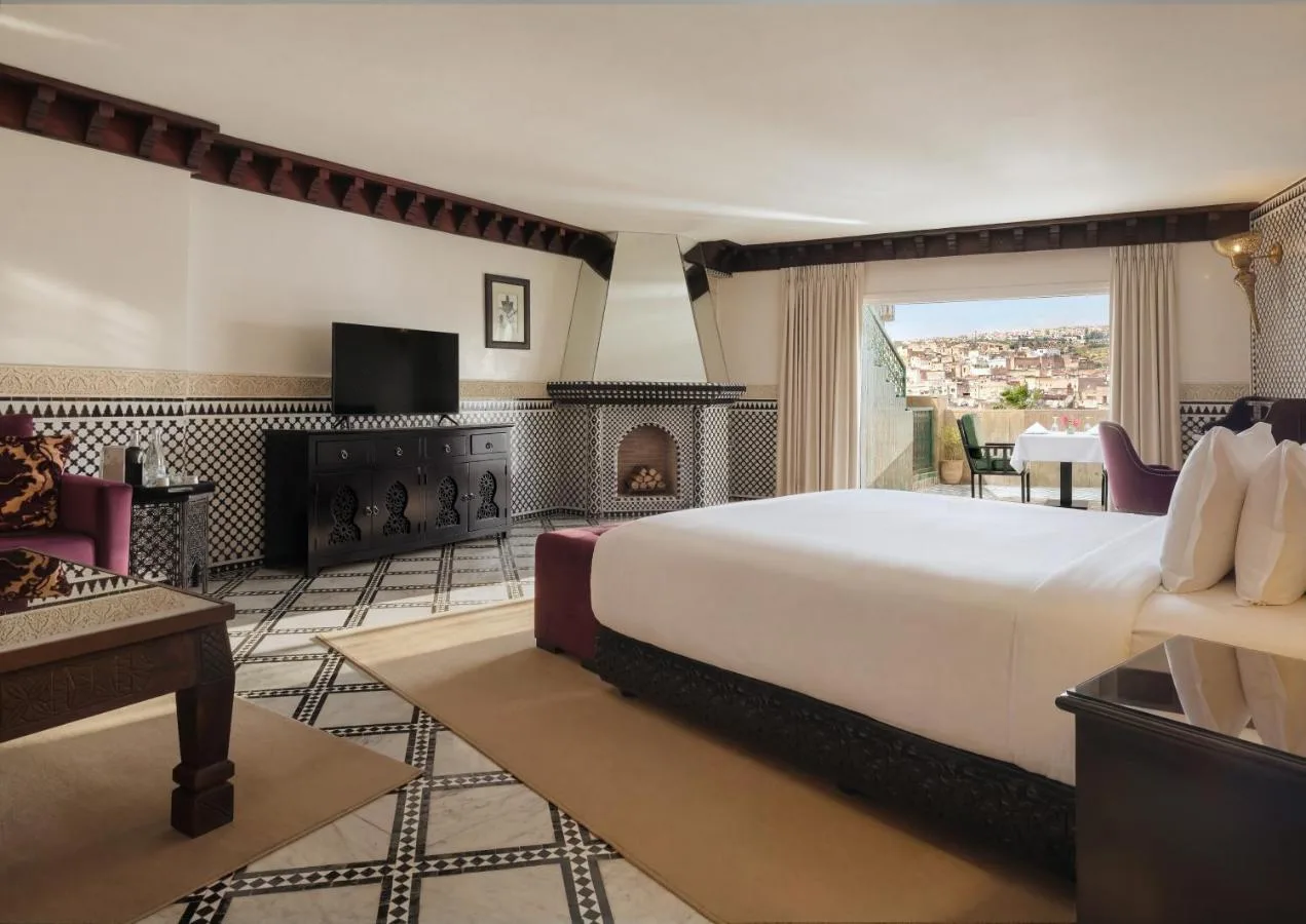 Zimmer mit Kamin — Palais De Fès Suites & Spa