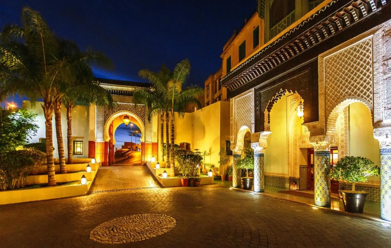 Patio at night — Palais Faraj Suites & Spa