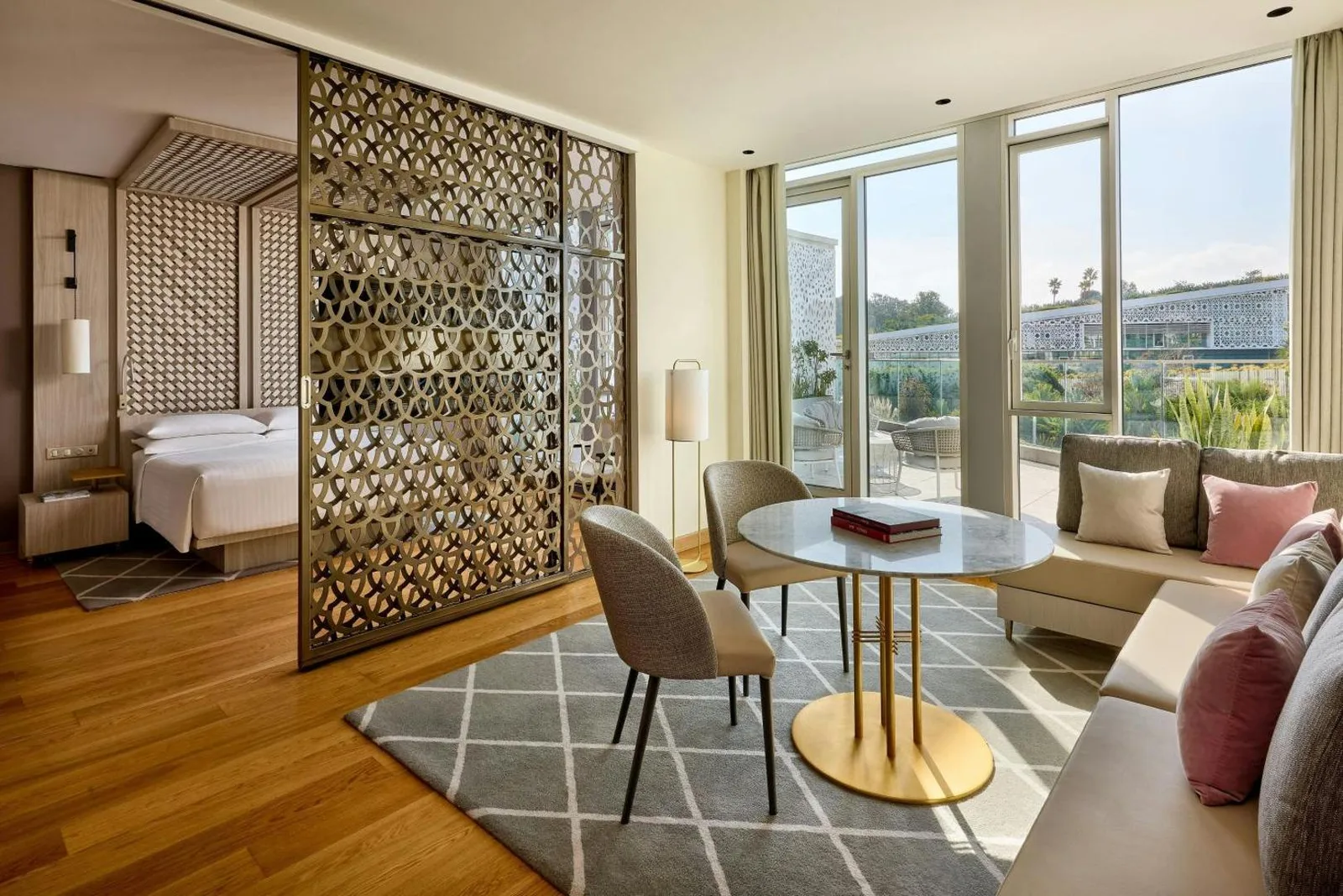 Living area — Rabat Marriott Hotel