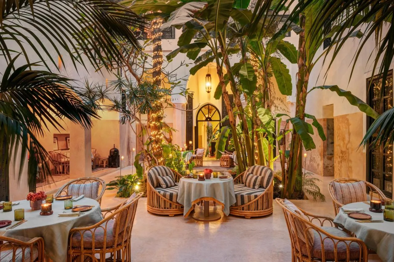 Begrünter Innenhof — Riad 72