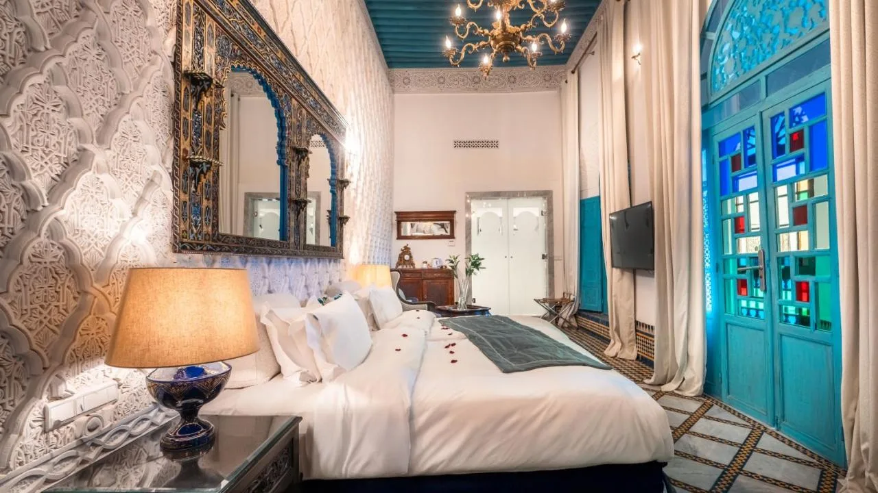 Room — Riad Maison Bleue and Spa