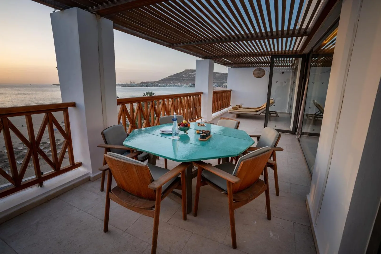 Terrace with sea view — The View Agadir