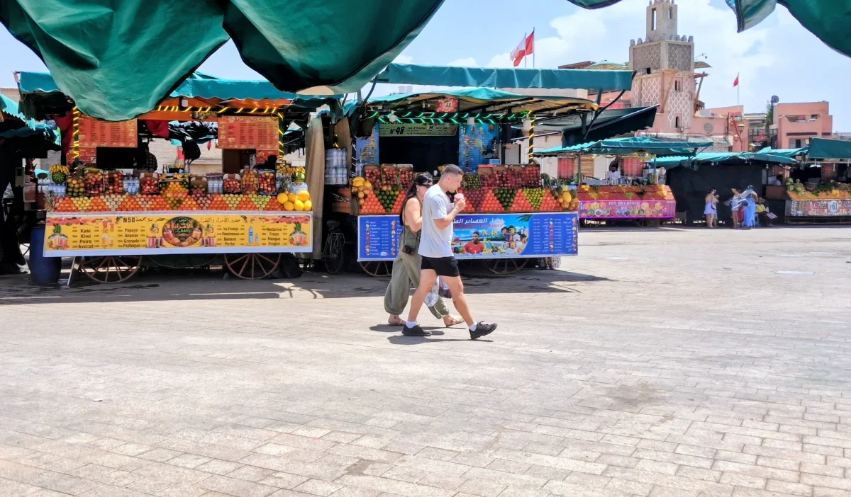 Jemaa El-Fna juice vendors