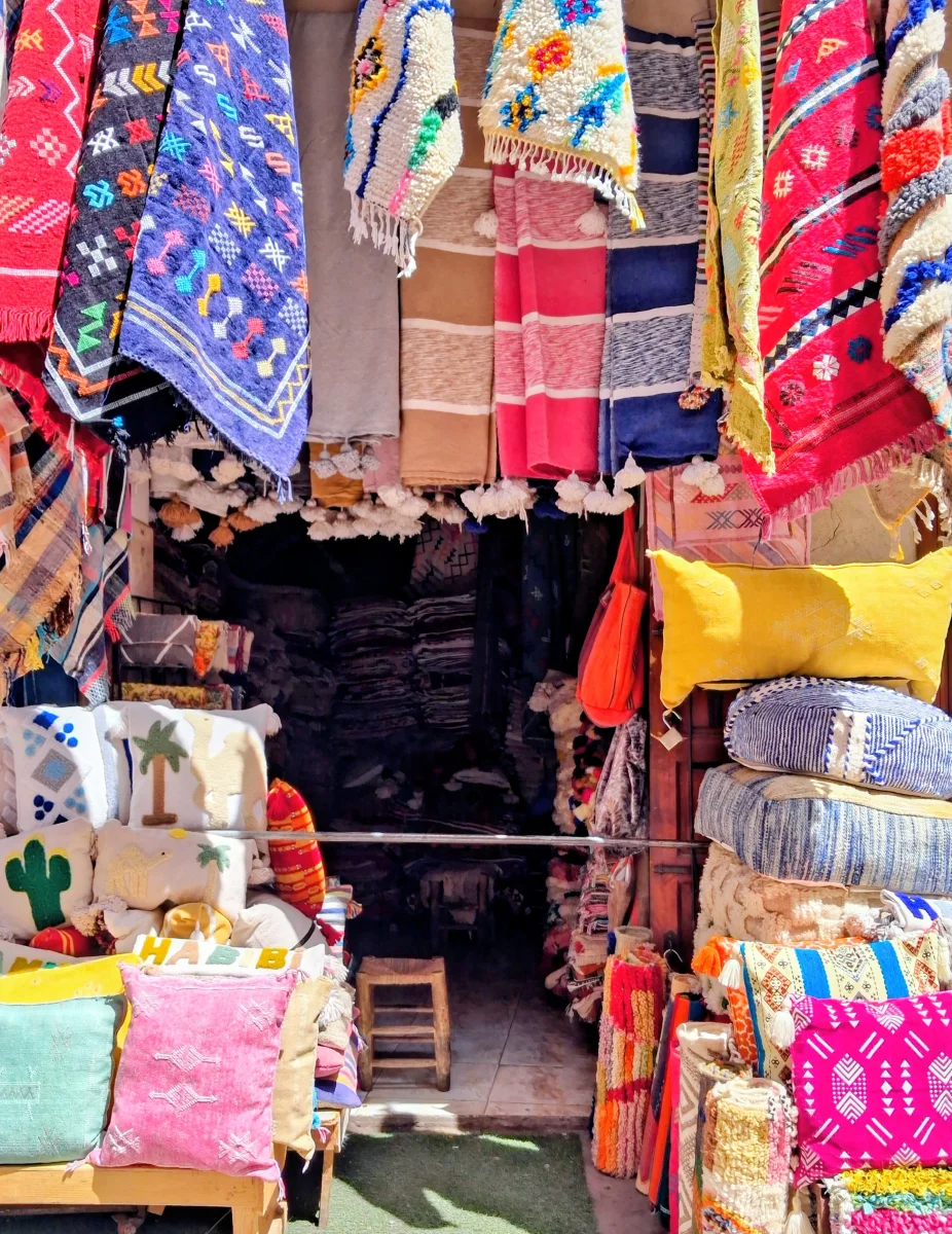 Boutique de tapis, Souks de Marrakech