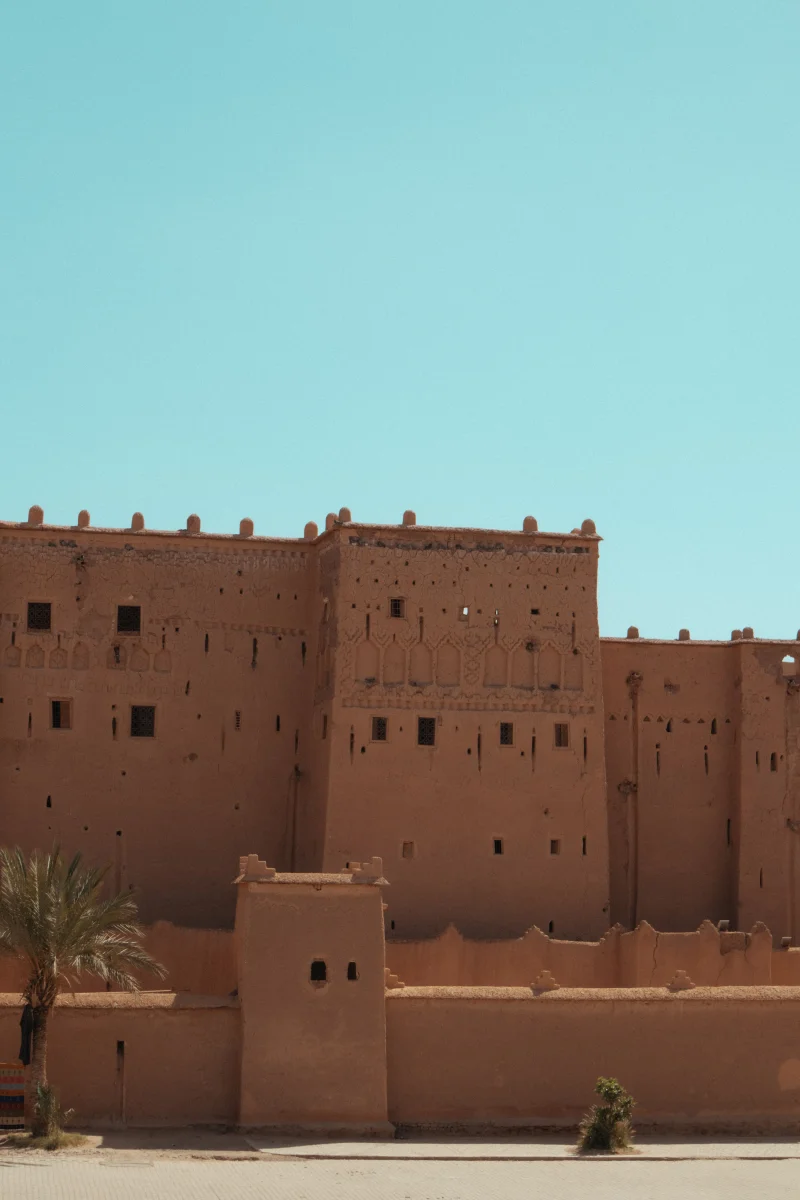 l'ancienne Kasbah de Taourirt, un monument historique marocain à Ouarzazate, Drâa-Tafilalet.