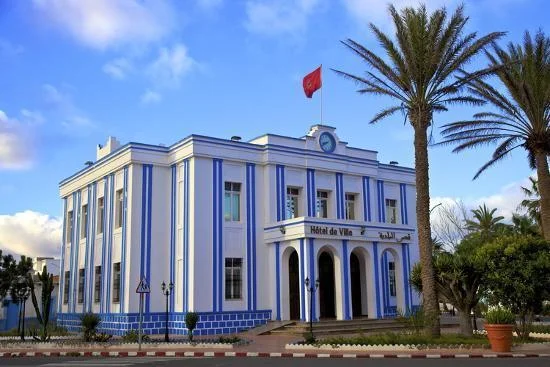 The former admiralty building in Sidi Ifni, a reminder of the town’s Spanish-era architecture.